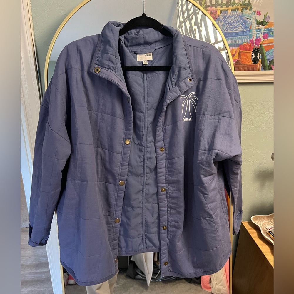 Amuse society quilted jacket